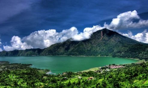 Danau Batur dari Ketinggian